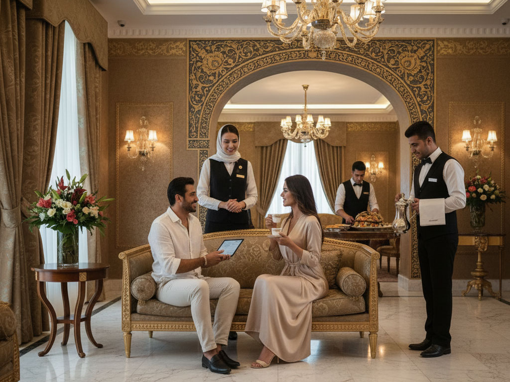 تحلیل دکوراسیون و خدمات VIP هتل داریوش کیش